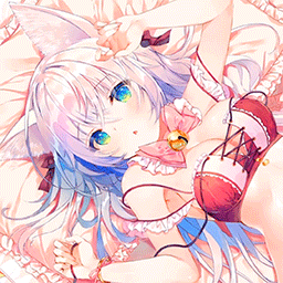 Anime Girl Neko on Bed (60 fps) (1920x1080) - Skymods